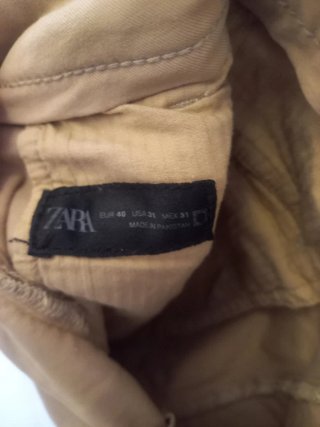 Pantalón chino beige hombre talla 40