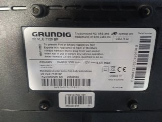 Televisor Grundig 22" VLE 7120 BF Negro