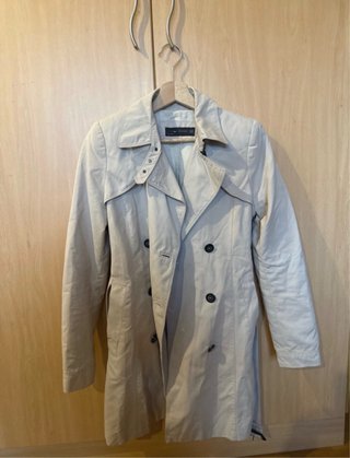 Gabardina Zara Beige Talla XS