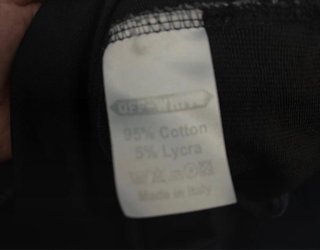 Felpa Off-White Nera Multicolor