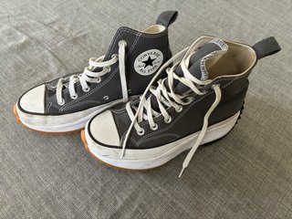 Converse Run Star Hike Plataforma Gris