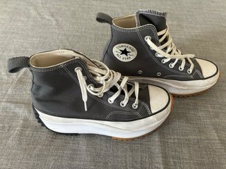 Converse Run Star Hike Plataforma Gris