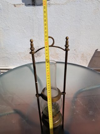 Quinqué antiguo tipo inglés