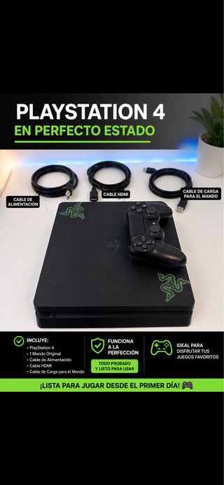 PS4 (PlayStation 4) Negra Completa
