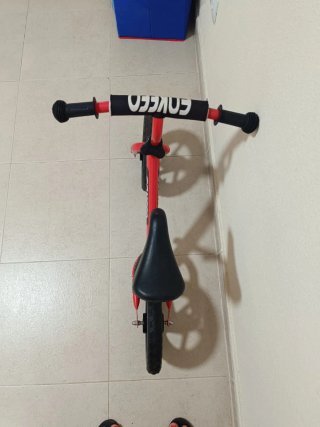 Bicicleta sin pedales roja 3-5 años