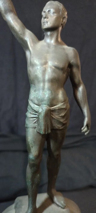 Orologio Art Déco Spelter - Junghans - 1900-1910