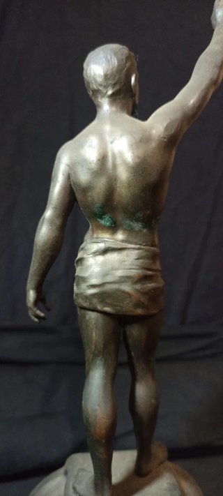 Orologio Art Déco Spelter - Junghans - 1900-1910