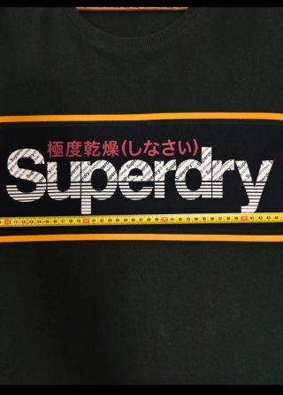 Camiseta Superdry Talla XL Verde