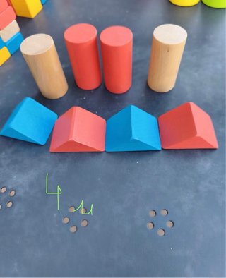 Bloques de construcción de madera