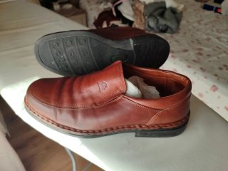 Zapatos de piel suela Air System Talla 44