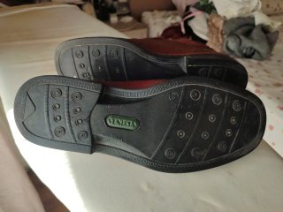 Zapatos de piel suela Air System Talla 44