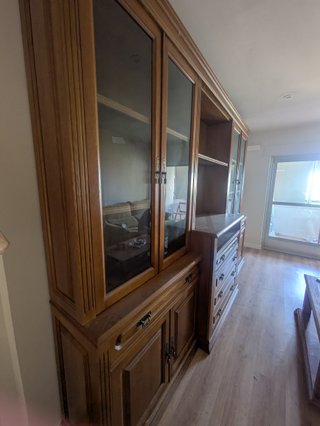 Mueble de Salón de madera de castaño maciza