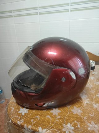 Casco Moto NZI Granate