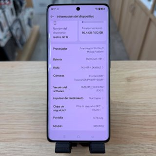 REALME GT 6 16/512GB VERDE