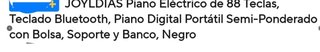 Piano Digital 88 Teclas Semipesadas Bluetooth