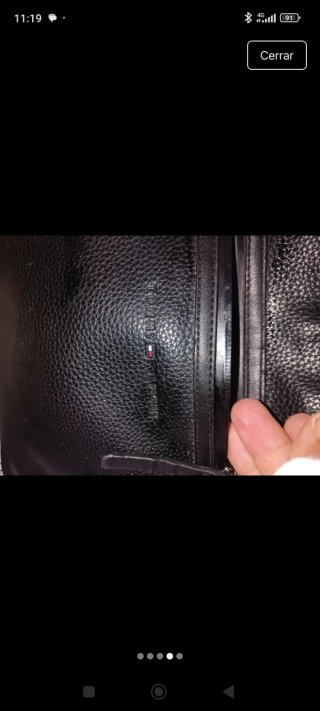 Bolso Tommy Hilfiger Negro Piel