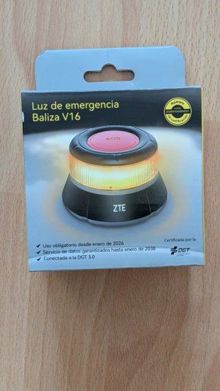 Baliza V16 E1 ZTE Luz emergencia Homologada DGT