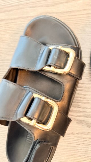 Sandalias ALOHAS Harper Piel Negra Talla 36