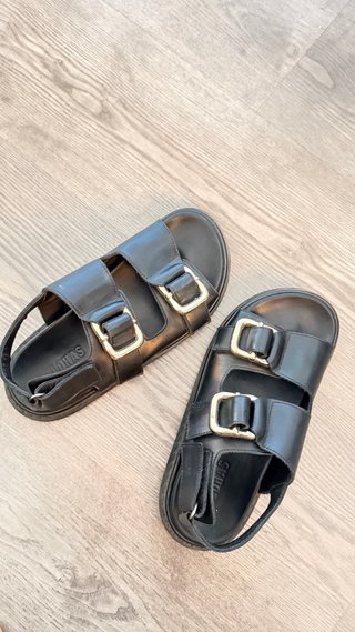 Sandalias ALOHAS Harper Piel Negra Talla 36