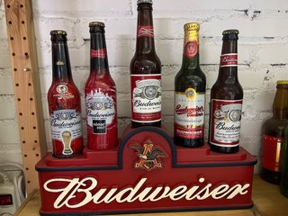 Expositor Botellas Budweiser