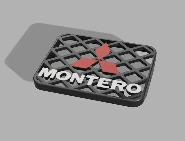 Cubierta rejilla snorkel Mitsubishi Montero 3D