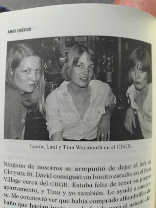 Amor crónico : memorias de Chris Frantz