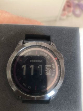 Garmin Fenix 7X Solar Negro/Plata
