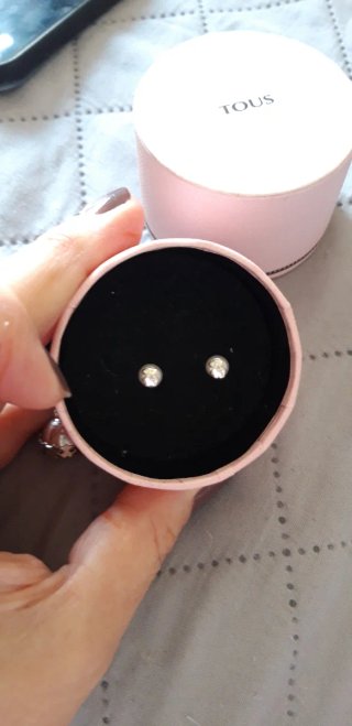 Pendientes perla plata Tous