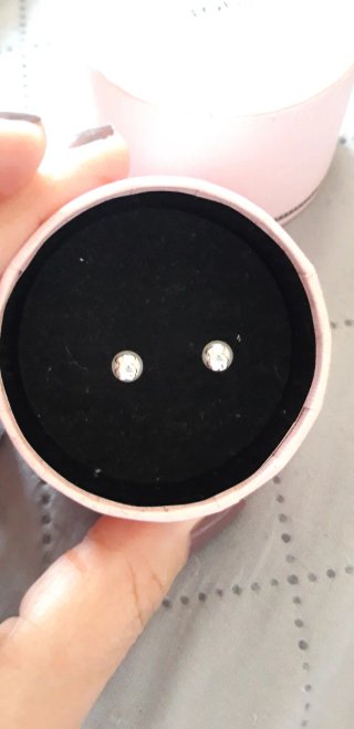 Pendientes perla plata Tous
