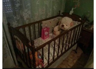 Cuna de madera infantil