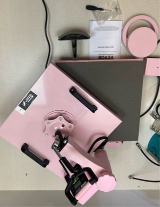 Prensa de Calor VEVOR 8 en 1 Rosa