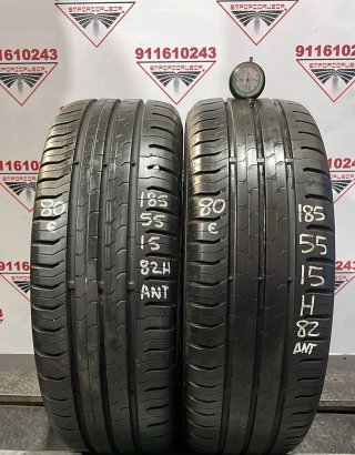 -185 55 15 H CONTINENTAL RUEDA AL 90% VIDA UTIL