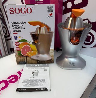 Exprimidor Citricos Con Palanca Sogo SS-5295-gr (sin Uso)