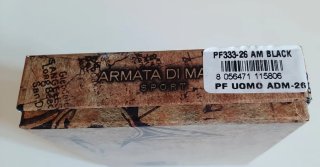 Portacarte Armata di Mare nero pelle