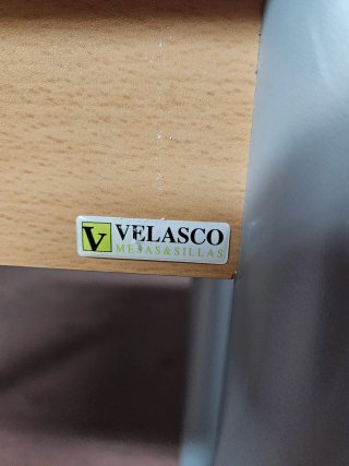 Mesa de cocina madera y metal
