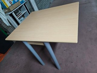 Mesa de cocina madera y metal