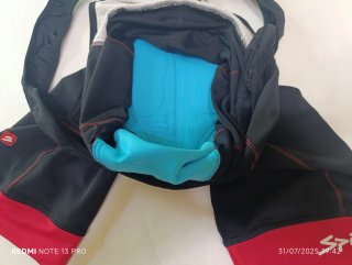 Culotte Ciclismo Spiuk Talla M Negro/Rojo
