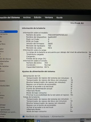 MacBook Air 13” M2 8GB 256GB SSD Gris Espacial