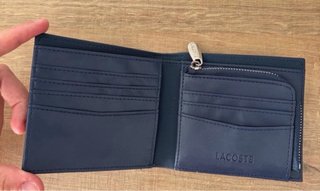 Cartera Lacoste Azul Marino