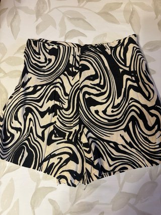 Falda pantalón estampado cebra