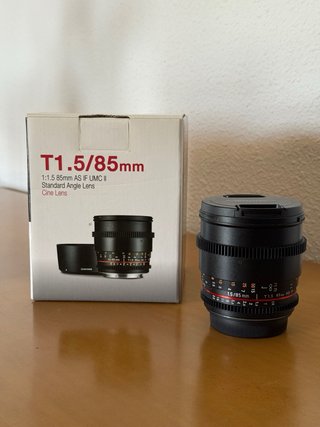 Pack Samyang VDSLR 24mm y 85mm montura EF