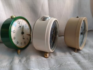 3 Despertadores Antiguos JAZ, DIEHL, BAYARD