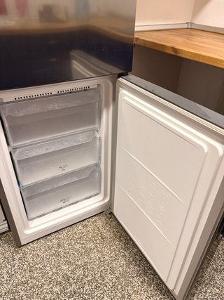 Nevera combi acero inoxidable