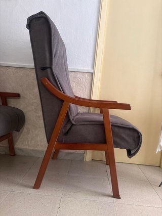 Sillones madera con tapizado desenfundable