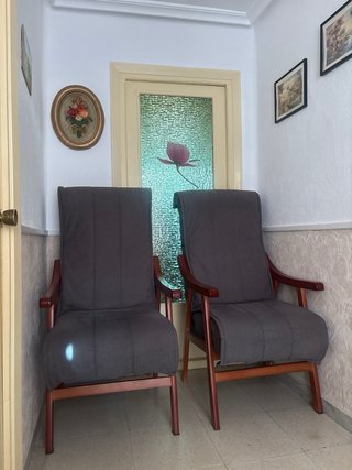 Sillones madera con tapizado desenfundable