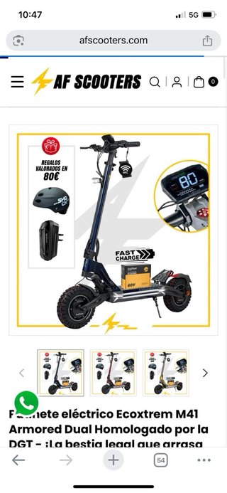 Patinete ECOXTREM Tank M41 ARMORED