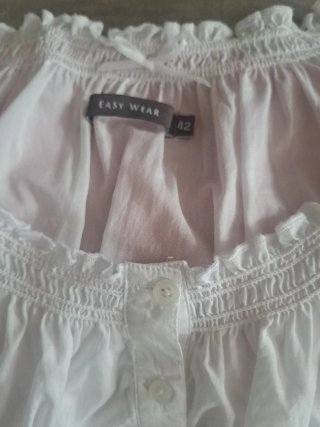 Blusa Easy Wear Blanca
