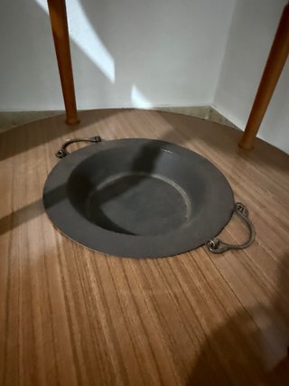 Mesa camilla madera con brasero
