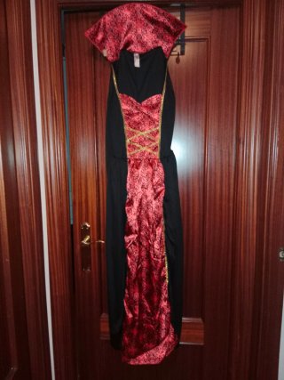 Disfraz Vampiresa Talla Única, 160cm