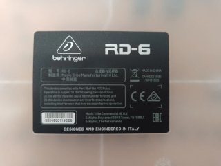 Behringer RD-6-TG Drum Machine